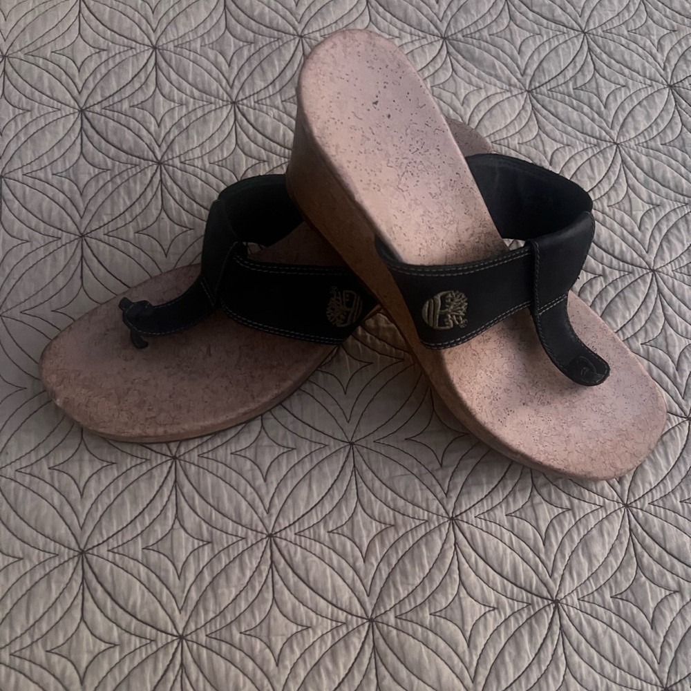 Timberland wedge flip flop sandal - Picture 2 of 3